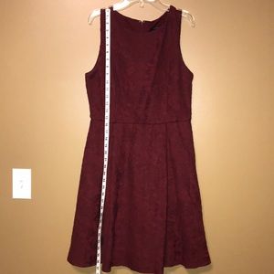 Ann Taylor Dress - Burgundy - Size 8